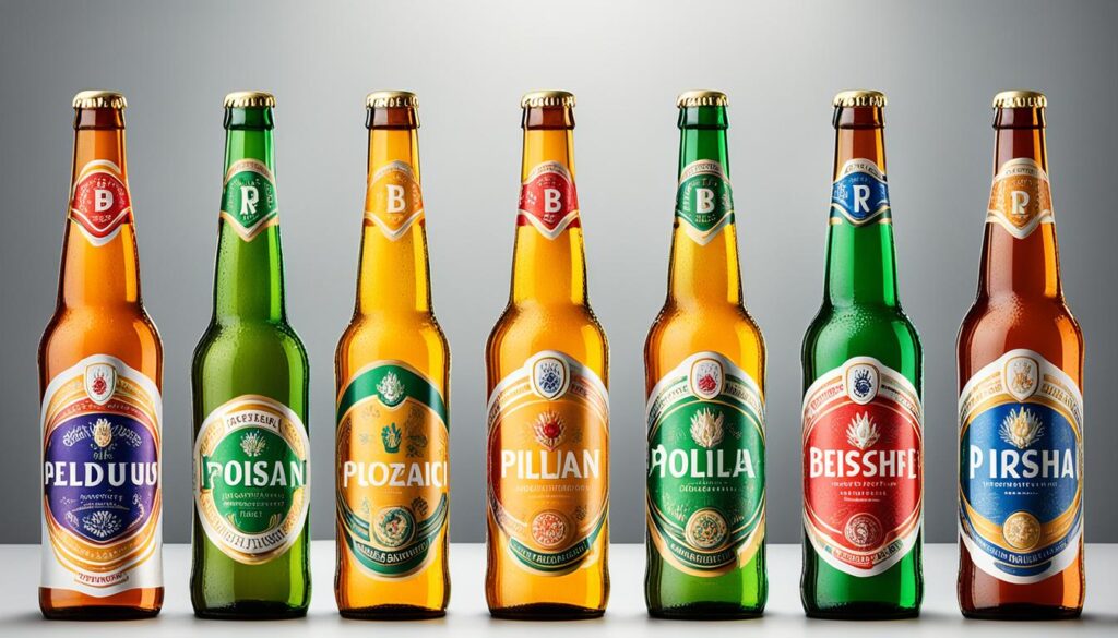 Polnische Bierflaschen